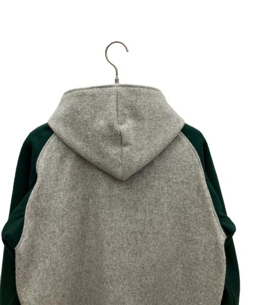 skookum（スクーカム）skookum (スクーカム) スタジャン グレー×グリーン サイズ:SIZE 40の古着・服飾アイテム