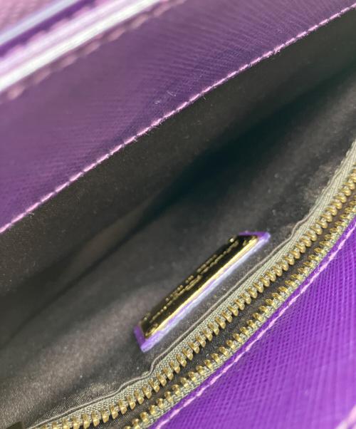 Salvatore Ferragamo（サルヴァトーレ フェラガモ）Salvatore Ferragamo (サルヴァトーレ フェラガモ) 2WAYバッグ　ヴァラ パープルの古着・服飾アイテム