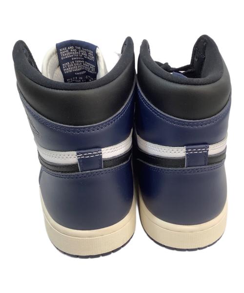 NIKE（ナイキ）NIKE (ナイキ) AIR JORDAN1HIGH OG Midnight Navy ホワイト×ネイビー サイズ:27cmの古着・服飾アイテム