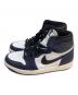 NIKE (ナイキ) AIR JORDAN1HIGH OG Midnight Navy ホワイト×ネイビー サイズ:27cm：15000円