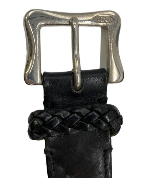 J&M DAVIDSON（ジェイ＆エム デヴィッドソン）J&M DAVIDSON (ジェイ＆エム デヴィッドソン) 編み込みベルト ブラックの古着・服飾アイテム