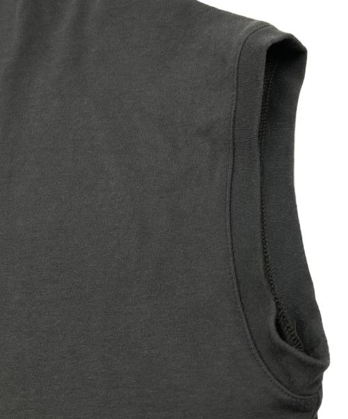 KAGURE（カグレ）KAGURE (カグレ) ラクシュミコットンノースリーブカットソー グレー サイズ:FREE 未使用品の古着・服飾アイテム