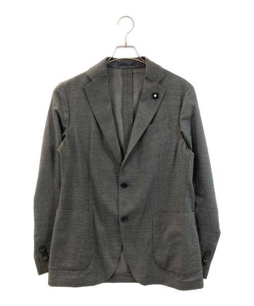 LARDINI（ラルディーニ）LARDINI (ラルディーニ) ウールブレンドセットアップスーツ グレー サイズ:48の古着・服飾アイテム