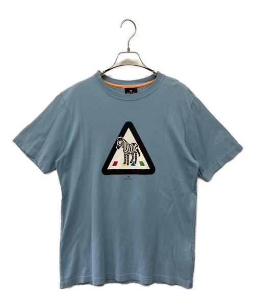 PAUL SMITH（ポールスミス）Paul Smith (ポールスミス) 半袖Tシャツ スカイブルー サイズ:Lの古着・服飾アイテム