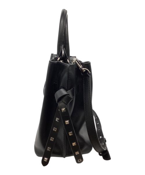 MICHAEL KORS（マイケル・コース）MICHAEL KORS (マイケル・コース) 2WAYショルダーバッグ ブラックの古着・服飾アイテム