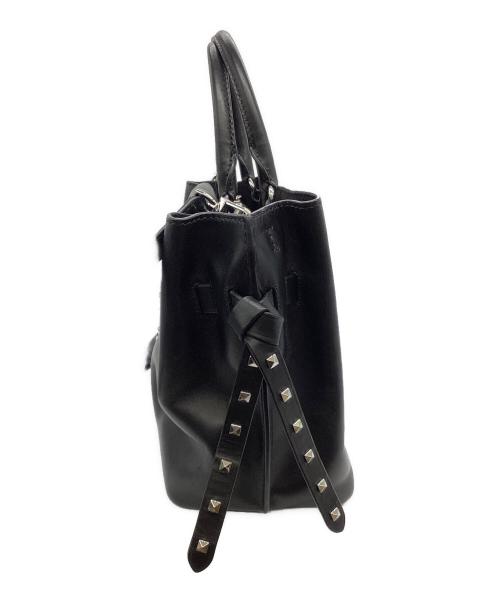 MICHAEL KORS（マイケル・コース）MICHAEL KORS (マイケル・コース) 2WAYショルダーバッグ ブラックの古着・服飾アイテム