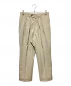 NEAT×MIYUKI CLOTHニート×）の古着「タックパンツ」｜ベージュ