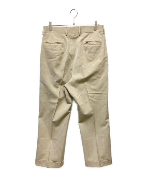 NEAT（ニート）NEAT (ニート) MIYUKI CLOTH タックパンツ ベージュ サイズ:48の古着・服飾アイテム