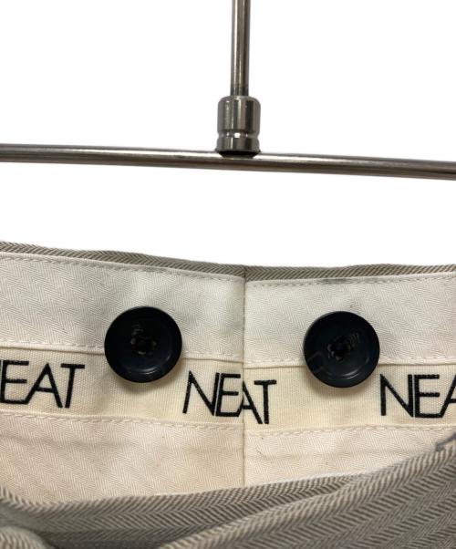 NEAT（ニート）NEAT (ニート) MIYUKI CLOTH タックパンツ ベージュ サイズ:48の古着・服飾アイテム