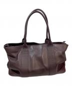 DELL'GAデルガ）の古着「シュリンクレザートートバッグ」｜パープル