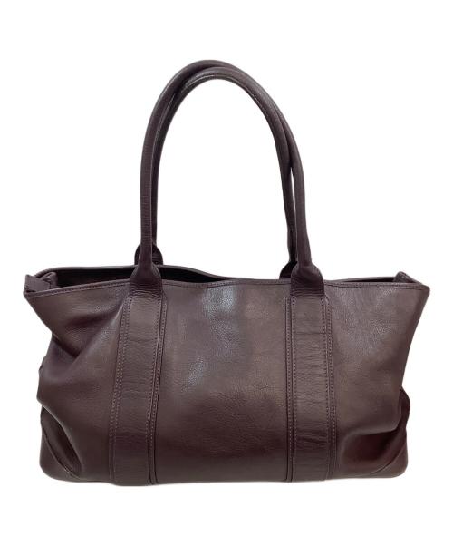 DELL'GA（デルガ）DELL'GA (デルガ) シュリンクレザートートバッグ パープルの古着・服飾アイテム