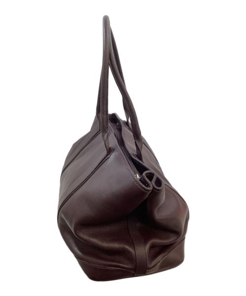 DELL'GA（デルガ）DELL'GA (デルガ) シュリンクレザートートバッグ パープルの古着・服飾アイテム