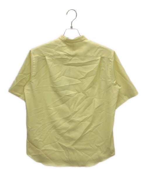 EDIFICE（エディフィス）EDIFICE (エディフィス) 22-051-300-5220-2-0　半袖バンドカラーシャツ イエロー サイズ:Mの古着・服飾アイテム