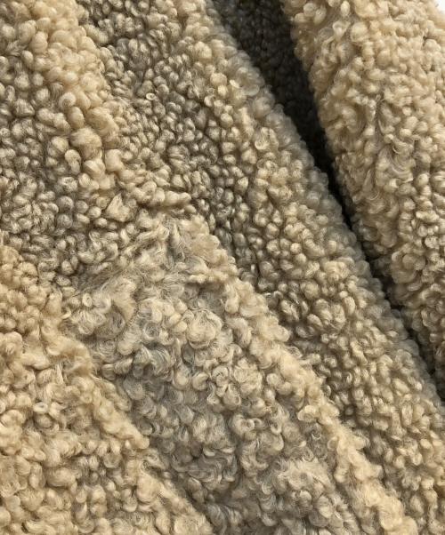 Adam et Rope（アダム エ ロペ）Adam et Rope (アダム エ ロペ) スタンドカラーボアコート ベージュ サイズ:Fの古着・服飾アイテム