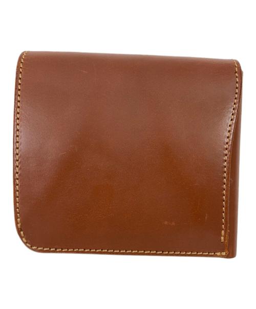 cramp（クランプ）Cramp (クランプ) 池之端銀革店 (イケノハタギンカワテン) UKブライドルレザー 2つ折りウォレット/2つ折り財布 ブラウンの古着・服飾アイテム