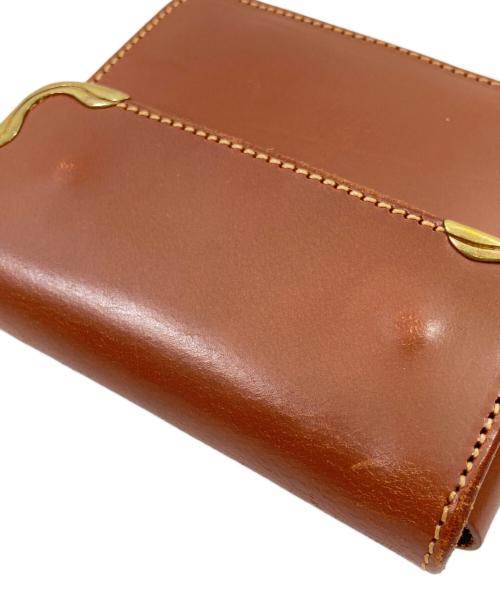 cramp（クランプ）Cramp (クランプ) 池之端銀革店 (イケノハタギンカワテン) UKブライドルレザー 2つ折りウォレット/2つ折り財布 ブラウンの古着・服飾アイテム