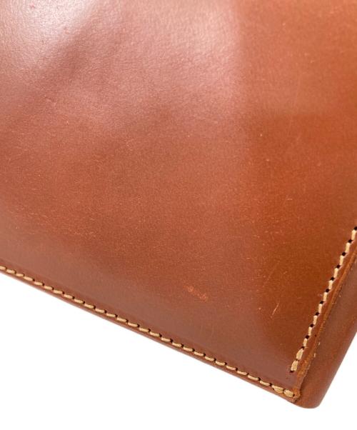 cramp（クランプ）Cramp (クランプ) 池之端銀革店 (イケノハタギンカワテン) UKブライドルレザー 2つ折りウォレット/2つ折り財布 ブラウンの古着・服飾アイテム