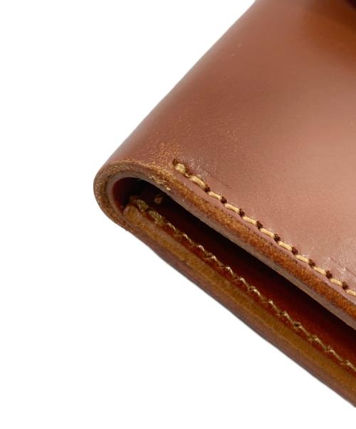 cramp（クランプ）Cramp (クランプ) 池之端銀革店 (イケノハタギンカワテン) UKブライドルレザー 2つ折りウォレット/2つ折り財布 ブラウンの古着・服飾アイテム