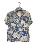 Polo by RalphLaurenポロ バイ ラルフローレン）の古着「アロハシャツ」｜スカイブルー