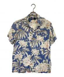 Polo by RalphLauren（ポロ バイ ラルフローレン）の古着「アロハシャツ」｜スカイブルー
