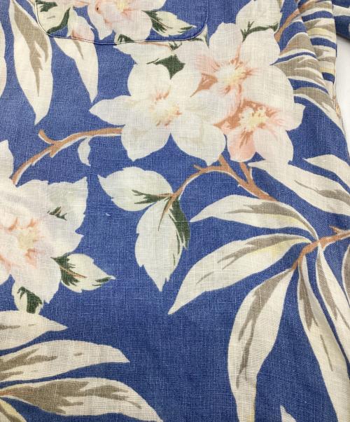 Polo by RalphLauren（ポロ バイ ラルフローレン）Polo by RalphLauren (ポロ バイ ラルフローレン) アロハシャツ スカイブルー サイズ:Lの古着・服飾アイテム