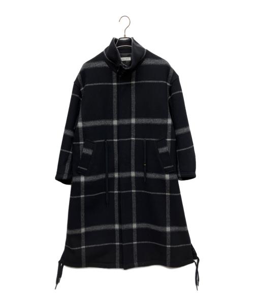 HUMAN COMPLEX（ヒューマンコンプレックス）HUMAN COMPLEX (ヒューマンコンプレックス) スタンドカラーコート ブラック サイズ:Mの古着・服飾アイテム