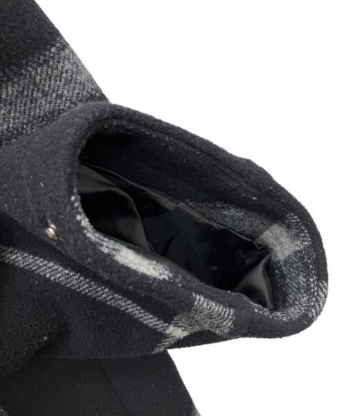 HUMAN COMPLEX（ヒューマンコンプレックス）HUMAN COMPLEX (ヒューマンコンプレックス) スタンドカラーコート ブラック サイズ:Mの古着・服飾アイテム