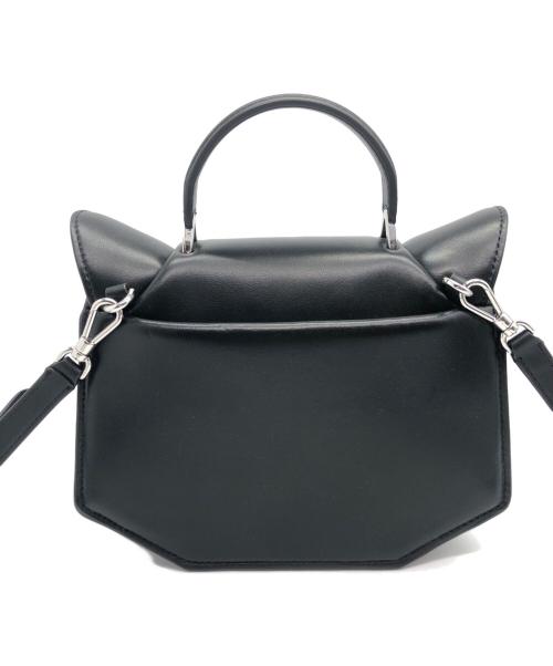 Kate Spade（ケイトスペード）Kate Spade (ケイトスペード) ウィスカーズ 3D キャット クロスボディ ブラックの古着・服飾アイテム