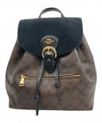 COACHコーチ）の古着「リュック」｜ブラウン×ブラック