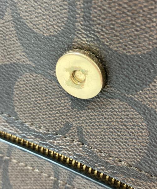 COACH（コーチ）COACH (コーチ) リュック ブラウン×ブラックの古着・服飾アイテム