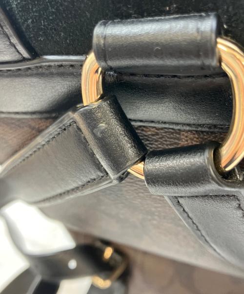 COACH（コーチ）COACH (コーチ) リュック ブラウン×ブラックの古着・服飾アイテム