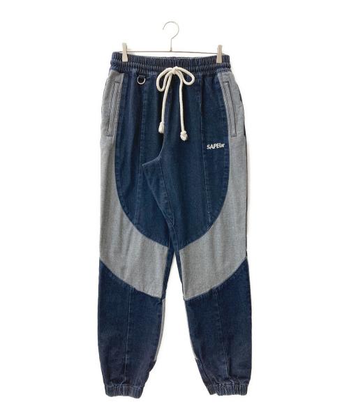 SAPEur（サプール）SAPEur (サプール) デニムトラックパンツ インディゴ サイズ:XLの古着・服飾アイテム