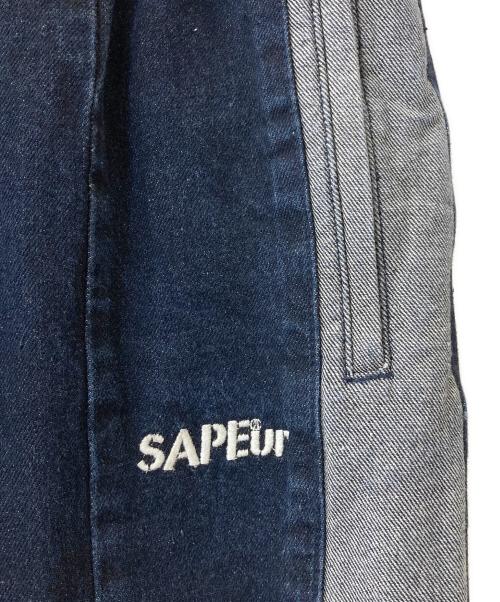 SAPEur（サプール）SAPEur (サプール) デニムトラックパンツ インディゴ サイズ:XLの古着・服飾アイテム
