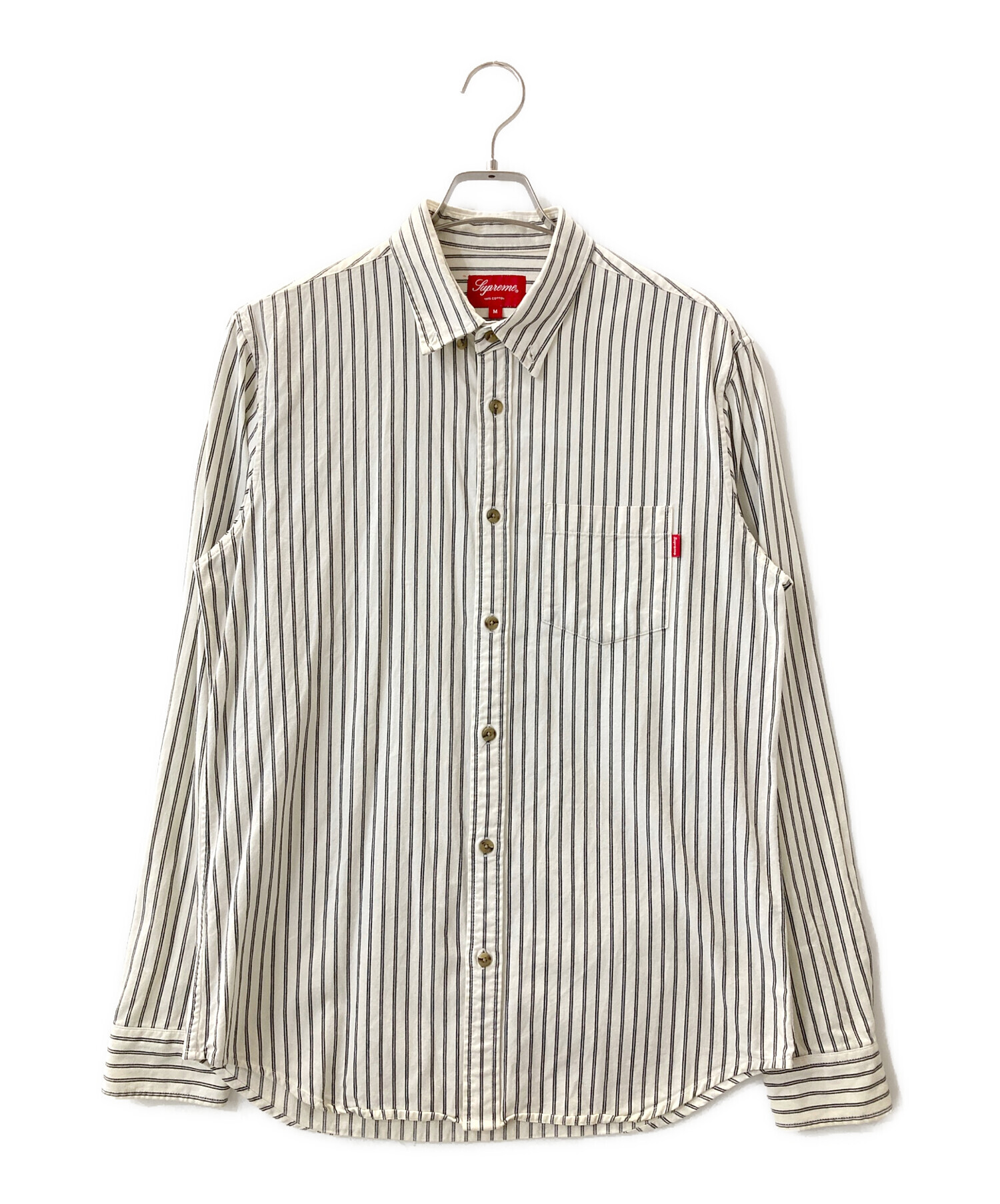 Supreme (シュプリーム) 長袖シャツ ホワイト サイズ:M Supreme (シュプリーム) 長袖シャツ ホワイト サイズ:M