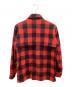 JOHNSON (ジョンソン) ジップアップジャケット レッド×ブラック サイズ:不明：11000円