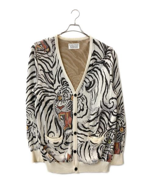 WACKO MARIA（ワコマリア）WACKO MARIA (ワコマリア) ニットカーディガン アイボリー サイズ:Mの古着・服飾アイテム