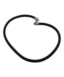 BVLGARI（ブルガリ）の古着「チョーカー  ブレスレット」｜ブラック×シルバー