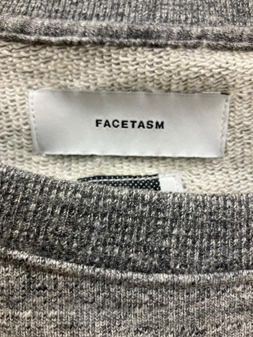 FACETASM（ファセッタズム）FACETASM (ファセッタズム) MS-SW-M03　スウェット グレー×ブルー サイズ:00の古着・服飾アイテム