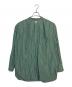 COLON（コロン）の古着「COLON Cotton Multi Stripe バンドカラー」｜グリーン×ネイビー