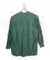 COLON (コロン) COLON Cotton Multi Stripe バンドカラー グリーン×ネイビー サイズ:SIZE 5：8000円