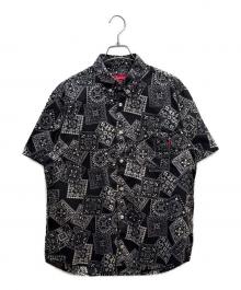 SUPREME（シュプリーム）の古着「半袖シャツ」｜ブラック×ホワイト
