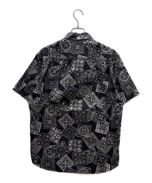 SUPREME（シュプリーム）SUPREME (シュプリーム) 半袖シャツ ブラック×ホワイト サイズ:Мの古着・服飾アイテム