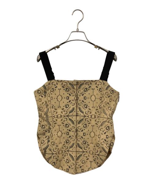Ameri（アメリ）AMERI (アメリ) レースセットアップ ベージュ サイズ:Mの古着・服飾アイテム