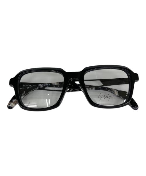 YOHJI YAMAMOTO（ヨウジヤマモト）YOHJI YAMAMOTO (ヨウジヤマモト) 伊達眼鏡 ブラックの古着・服飾アイテム