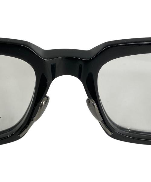 YOHJI YAMAMOTO（ヨウジヤマモト）YOHJI YAMAMOTO (ヨウジヤマモト) 伊達眼鏡 ブラックの古着・服飾アイテム