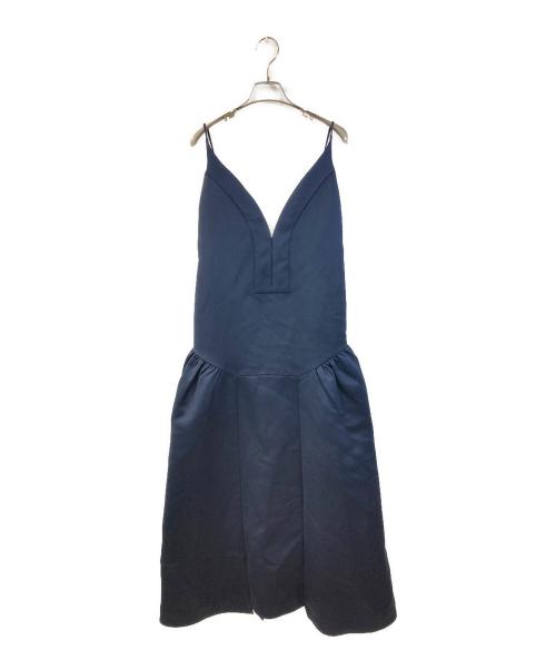 UN3D.（アンスリード）UN3D. (アンスリード) キャミソールワンピース ネイビー サイズ:36の古着・服飾アイテム