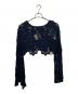 Ameri VINTAGE（アメリヴィンテージ）の古着「Ameri VINTAGE MEDI FLOWER SAINT LACE TOP レーストップス」｜ブラック