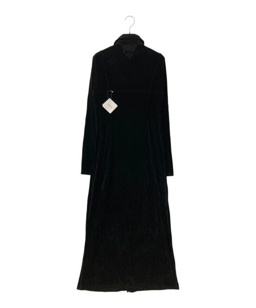 PRANK PROJECT（プランクプロジェクト）PRANK PROJECT (プランクプロジェクト) ベロアコンビシャツワンピース ブラック サイズ:FREEの古着・服飾アイテム