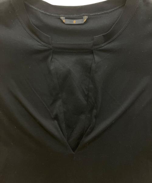 ato（アトウ）ato (アトウ) AM20C-T03　BOX PLEATS T-SHIRT ブラック サイズ:48の古着・服飾アイテム