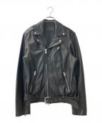 ALL SAINTSオールセインツ）の古着「ダブルライダースジャケット」｜ブラック